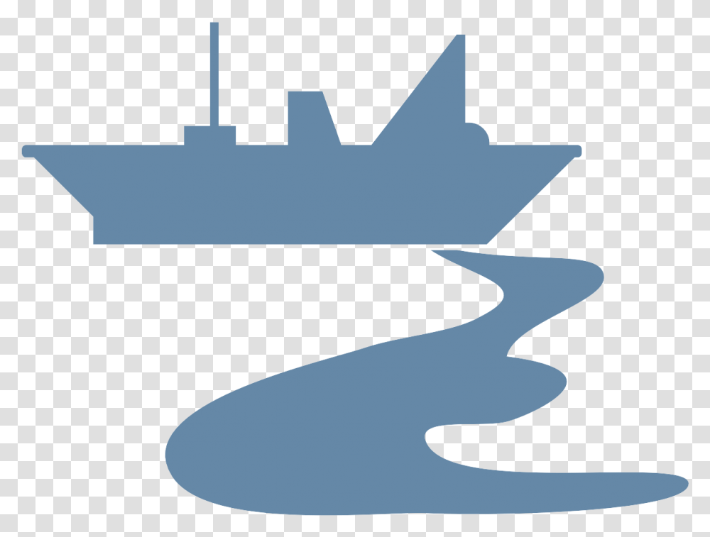 Icon Of Ship Leaking Oil, Cross, Logo, Trademark Transparent Png