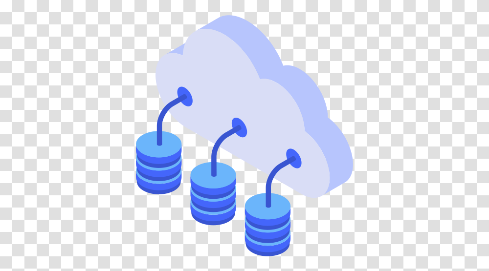 Icon Of Whcompare Isometric Web Hosting Cloud Computing Cloud 3d Icon, Weapon, Weaponry, Bomb, Dynamite Transparent Png