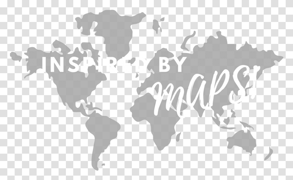 Icon Of World Map, Diagram, Stencil Transparent Png