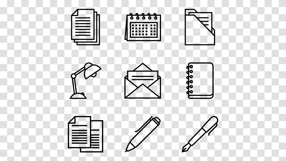 Icon Office Supplies Vector, Gray, World Of Warcraft Transparent Png