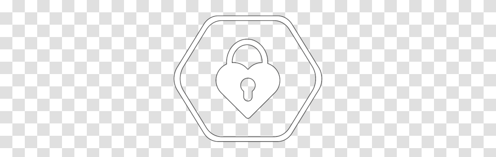 Icon Outline Valentines Day Language, Security, Symbol, Stencil Transparent Png