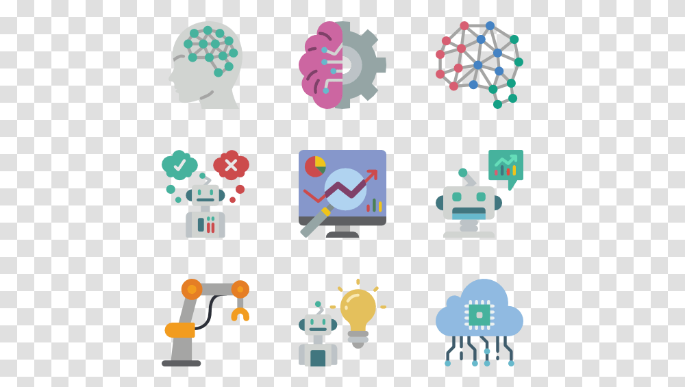 Icon Packs Vector Artificial Intelligence, Poster, Advertisement, Alphabet Transparent Png