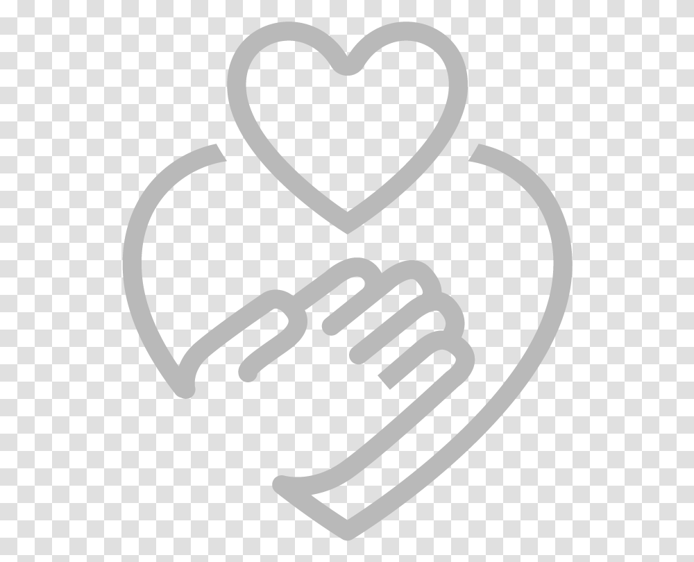 Icon Personal Care Assistance Heart, Stencil, Alphabet, Label Transparent Png