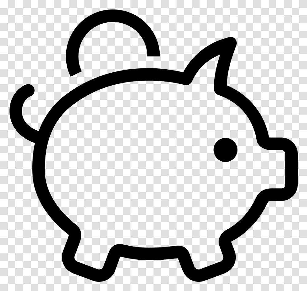 Icon Piggy Bank, Gray, World Of Warcraft Transparent Png