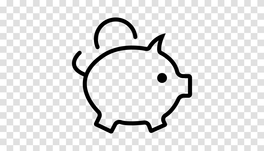 Icon Piggy Bank Line Piggy Bank Pound Icon With And Vector, Gray, World Of Warcraft Transparent Png