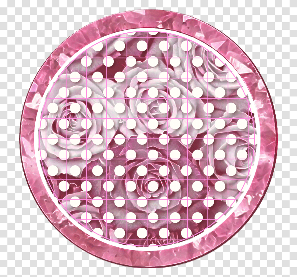 Icon Pink Pinkicon Roses Flowers Icons Backgroundsticker Circle, Lamp, Purple, Lighting, Floral Design Transparent Png