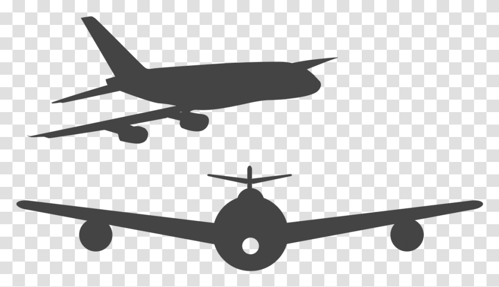 Icon Plane Air Aircraft Fly Flight Shipping Airplane, Transportation, Vehicle, Silhouette, Airliner Transparent Png