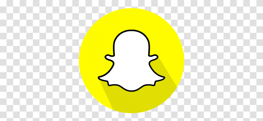 Icon Pngs Social Media Snapchat Icon Circle, Label, Text, Sticker, Tennis Ball Transparent Png