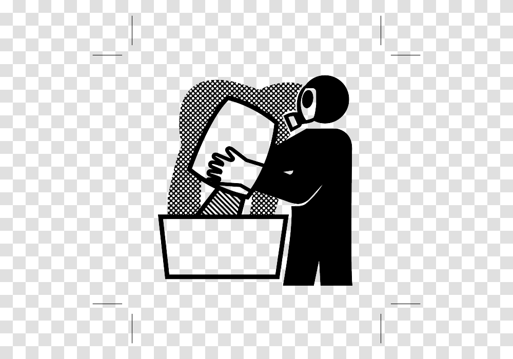 Icon Respirator Gas Mask Sign Symbol Icon Mask, Audience, Crowd, Speech, Hammer Transparent Png