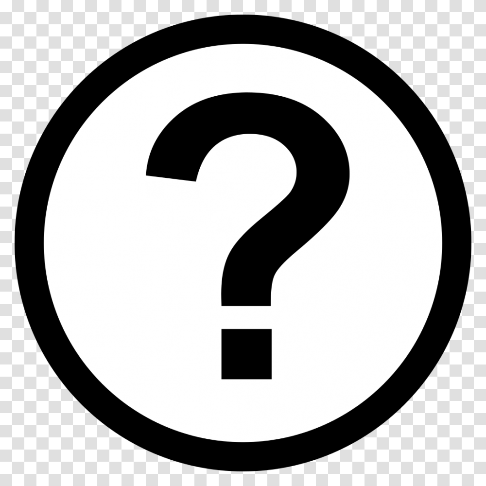 Icon Round Question Mark, Number, Tape Transparent Png