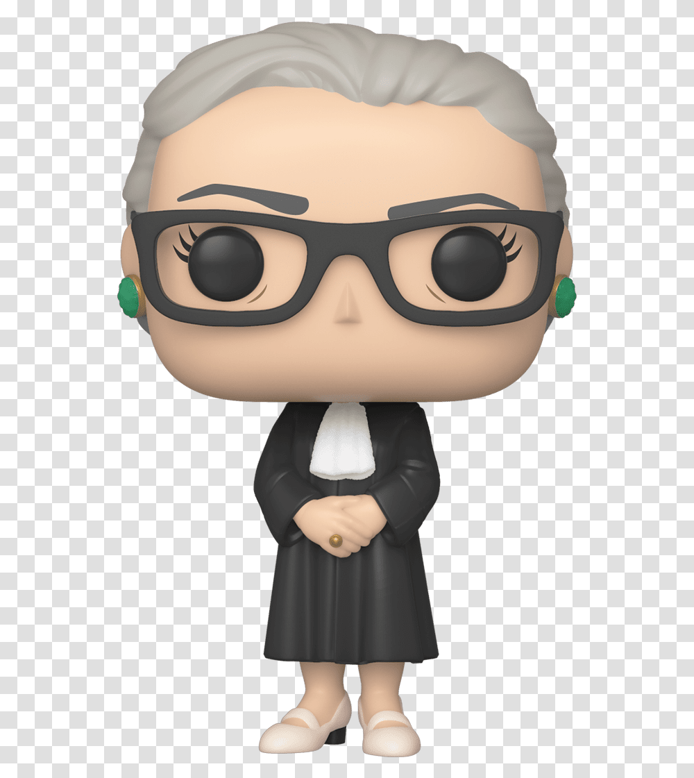 Icon Ruthbaderginsburg Pop Renders Glam Ruth Bader Ginsburg Pop, Head, Figurine, Person, Sunglasses Transparent Png