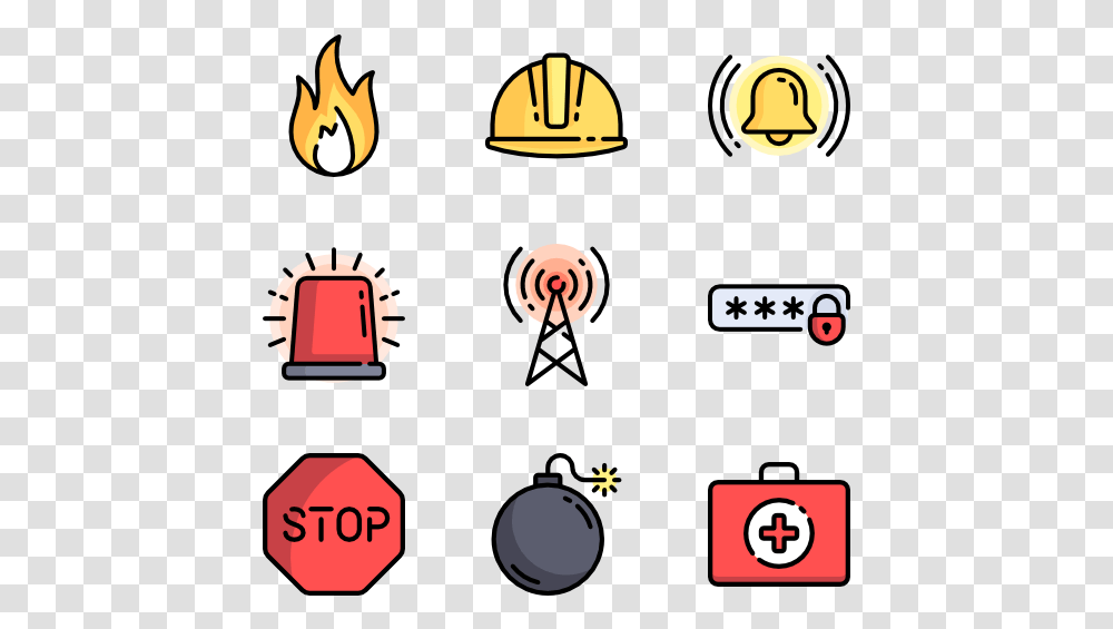 Icon Safety, Number, Pac Man Transparent Png