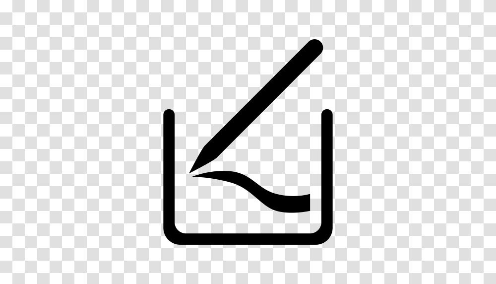 Icon Screen Handwriting Handwriting Icon With And Vector, Gray, World Of Warcraft Transparent Png
