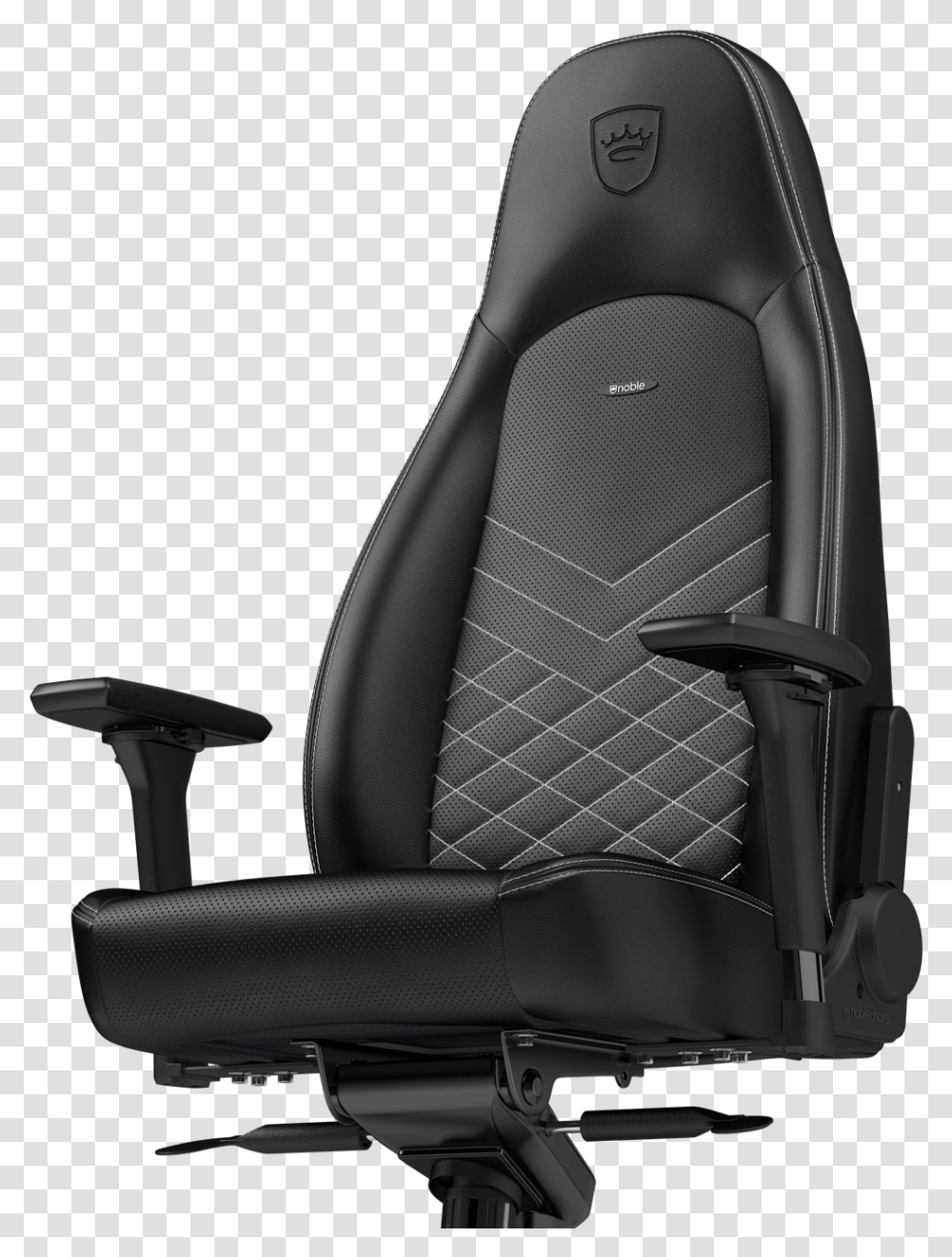 Icon Series Noblechairs Pu Icon, Furniture, Cushion, Car Seat, Headrest Transparent Png