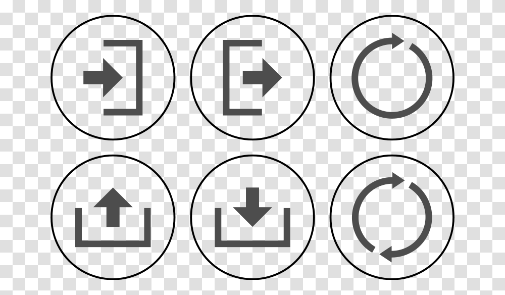 Icon Set Actions, Technology, Number Transparent Png