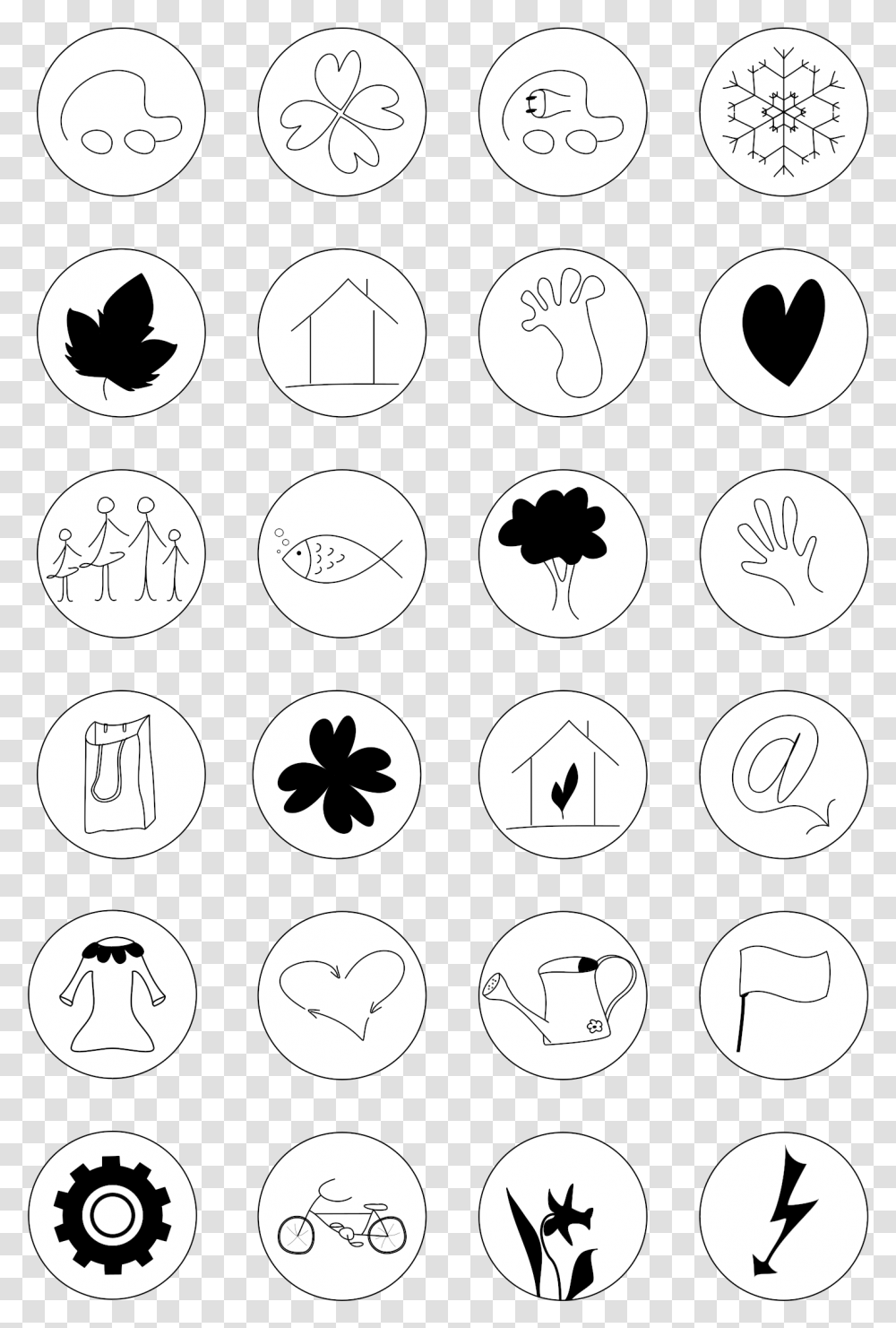 Icon Set Clip Arts Icon, Stencil, Number Transparent Png