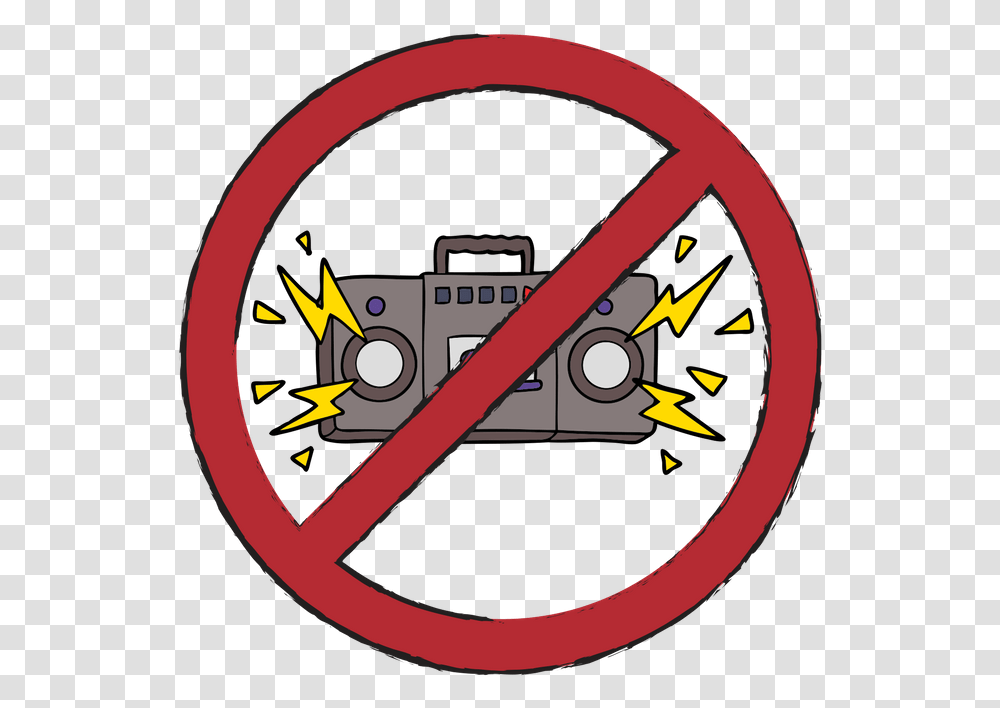 Icon Showing That Loud Music Is Prohibited In Animal Do Not Enter Clipart, Steering Wheel, Logo, Trademark Transparent Png
