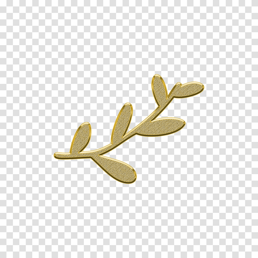 Icon Sign Gold Decor Illustration, Leaf, Plant, Flower, Blossom Transparent Png