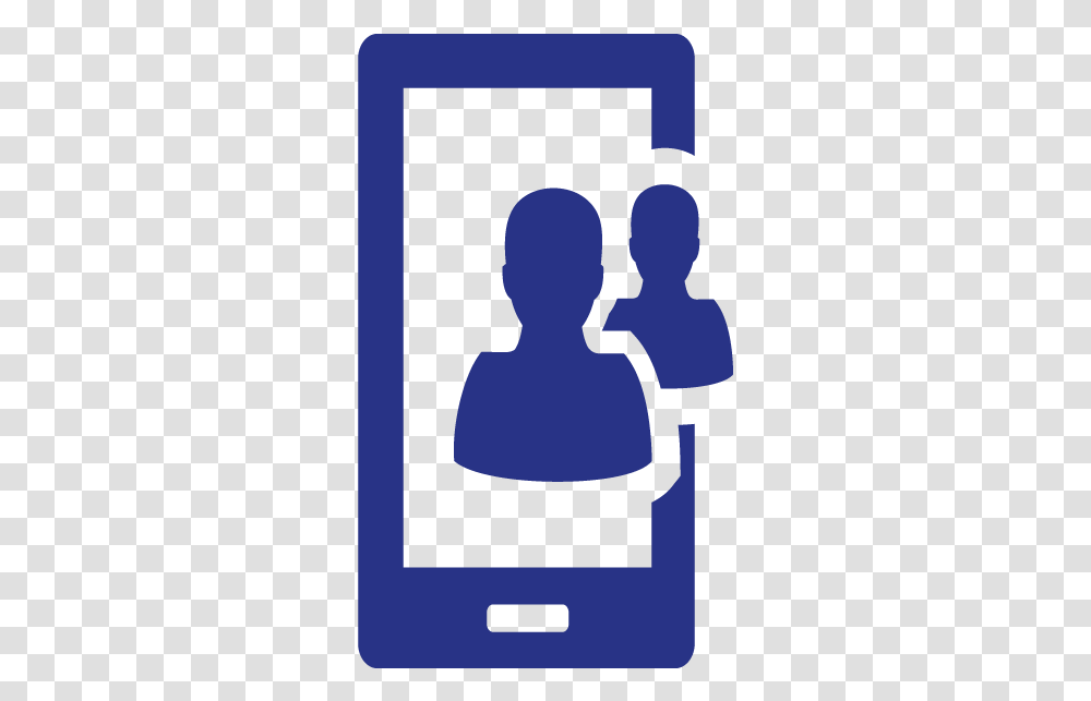 Icon Smart Phone Feedback, Silhouette, Person, Poster, People Transparent Png