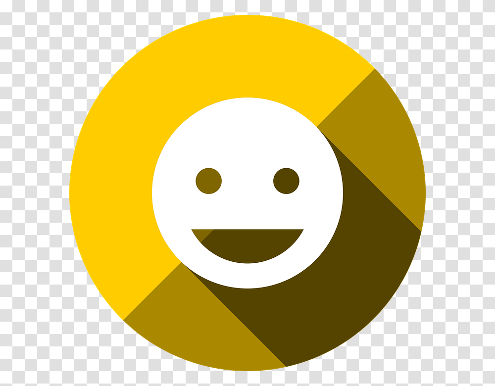 Icon Smile Smilie Feedback Logo Button Happy Circle, Label, Sticker Transparent Png