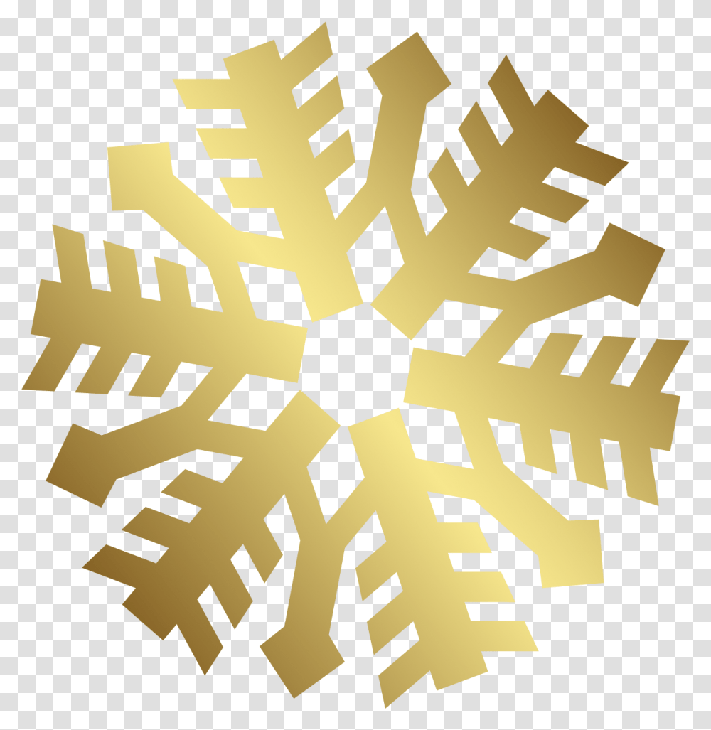 Icon, Snowflake, Rug, Gold, Cross Transparent Png