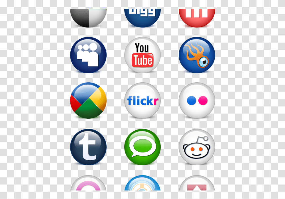 Icon Social Media 3d, Number, Sphere Transparent Png