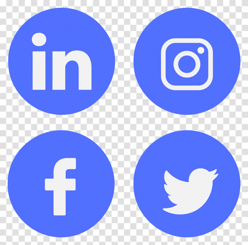 Icon Social Media Linkedin Facebook Facebook Linkedin Instagram Icon, Text, Bird, Animal, Number Transparent Png
