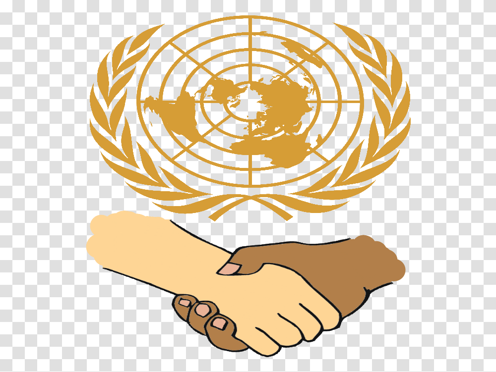 Icon Sociopoltica Y Relaciones Internacionales Un General Assembly Logo, Hand, Emblem, Handshake Transparent Png