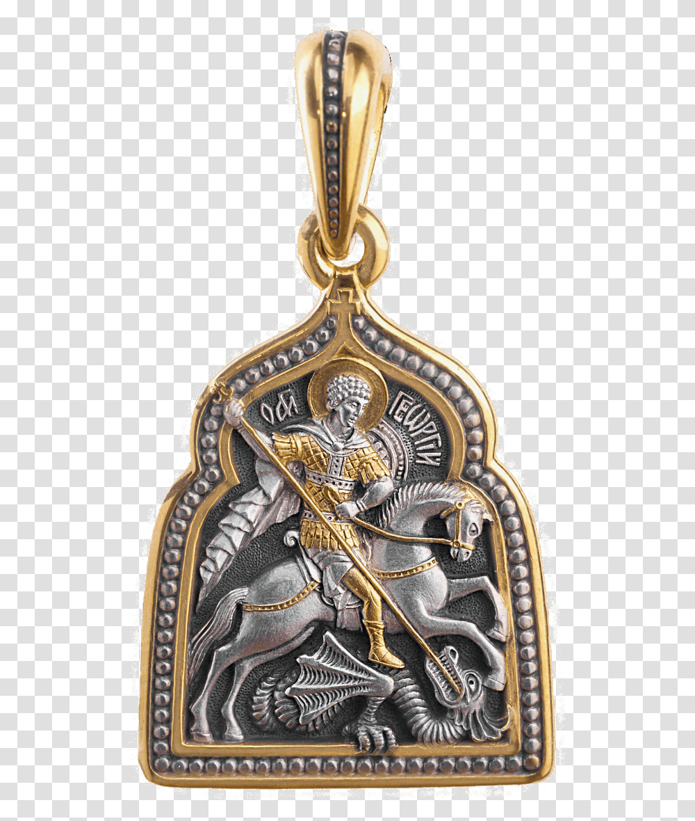 Icon St George Pendant, Symbol, Emblem, Accessories, Jewelry Transparent Png