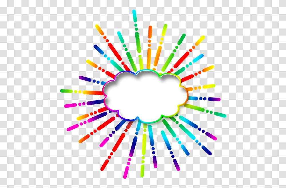 Icon Star Cloud Balloon Colorful Rays Radiate Neuroscience Of Empathy, Purple Transparent Png