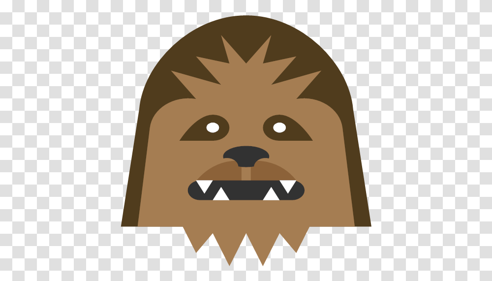 Icon Star Wars Color 550 Star Wars Chewbacca Icon, Face, Label, Text, Mustache Transparent Png