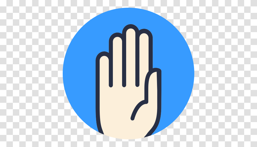 Icon Student List Raise Your Hand School Hand Icon With, Sign, Cutlery, Light Transparent Png