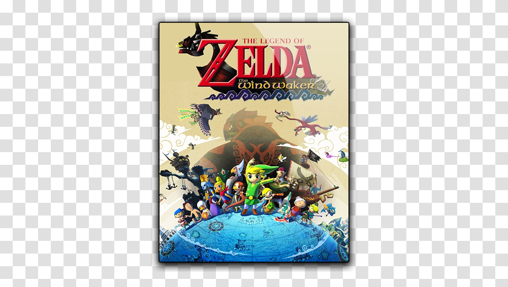 Icon The Legend Of Zelda Wind Waker Legend Of Zelda The Wind Waker Icon, Poster, Advertisement, Bird, Animal Transparent Png