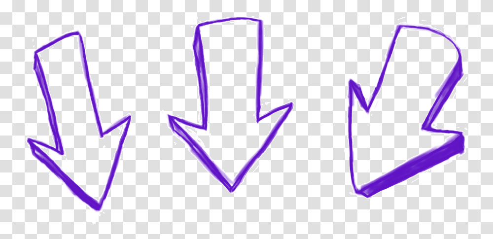 Icon Thumbs Up Arrow Down, Bow, Purple, Hook Transparent Png