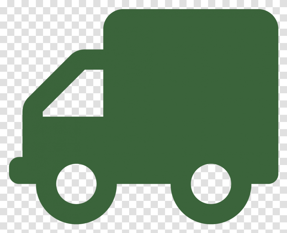 Icon Truck Black Clipart Download Green Truck Icon, Wheel, Machine, Tire, Car Wheel Transparent Png