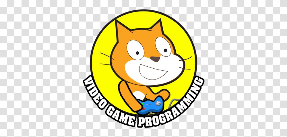 Icon Video Game Programming Scratch Cat, Label, Sticker, Outdoors Transparent Png