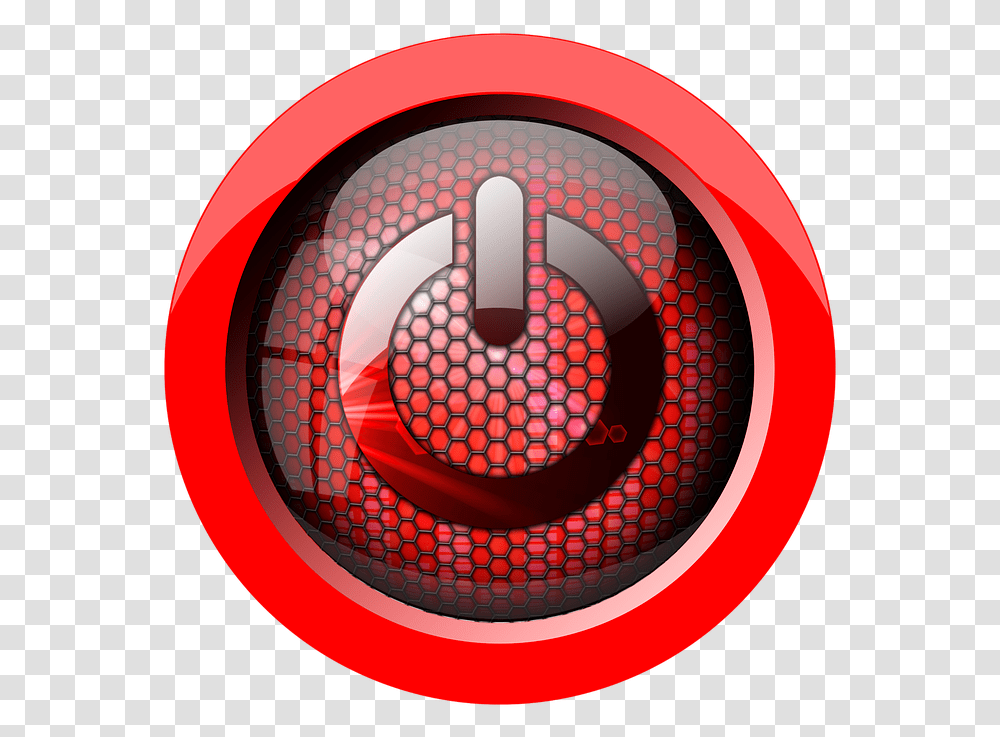 Icon Web Icon Power Red Glass Flash Red Power Icon, Switch, Electrical Device Transparent Png