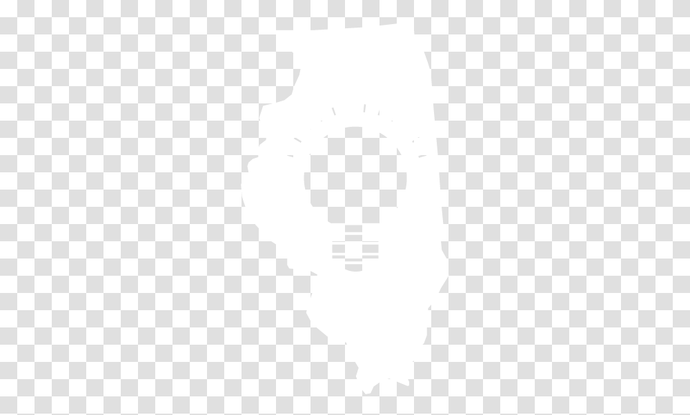 Icon White Black And White Outline Illinois, Light, Lightbulb, Person, Human Transparent Png