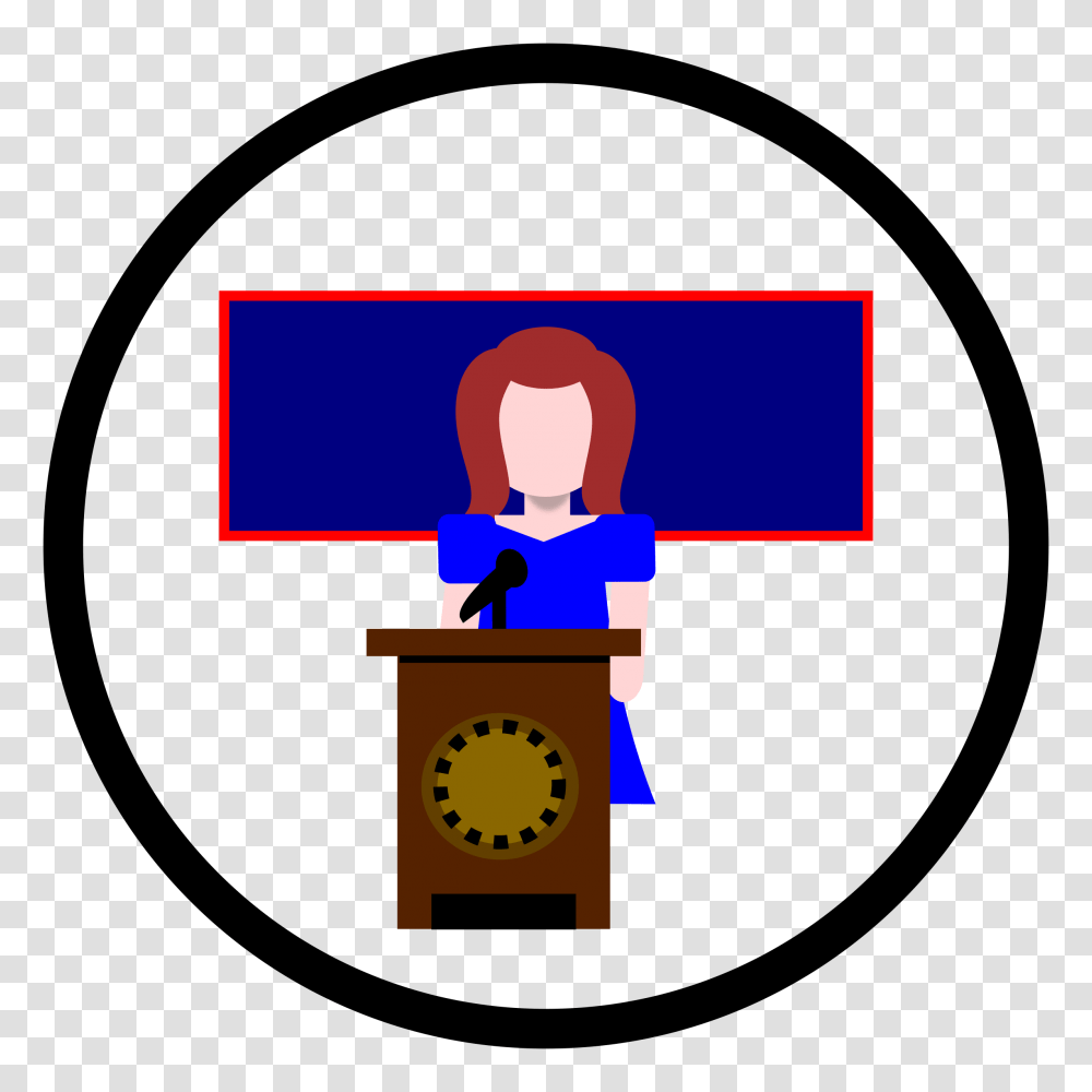 Icon Woman Speaker Icons, Audience, Crowd, Speech, Debate Transparent Png