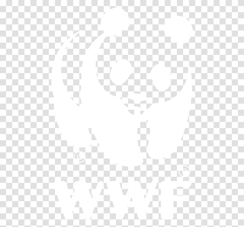 Icon Wwf Logo White Logo, Stencil, Label, Poster Transparent Png