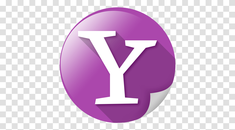 Icon Yahoo 6 Image Yahoo Mail Icon, Lamp, Light, Symbol, Purple Transparent Png