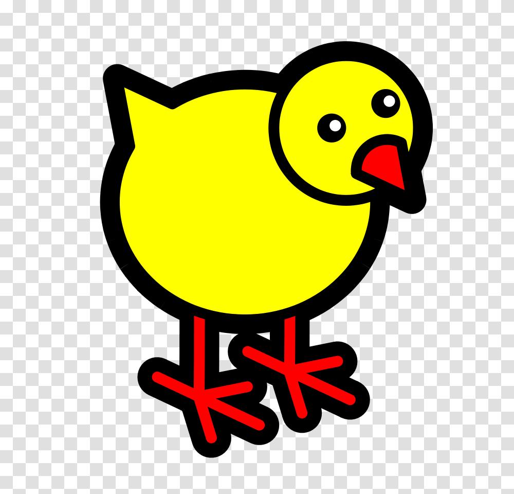 Icon Yellow Cartoon Chicken Chick Chicken Icon, Bird, Animal, Poultry, Fowl Transparent Png