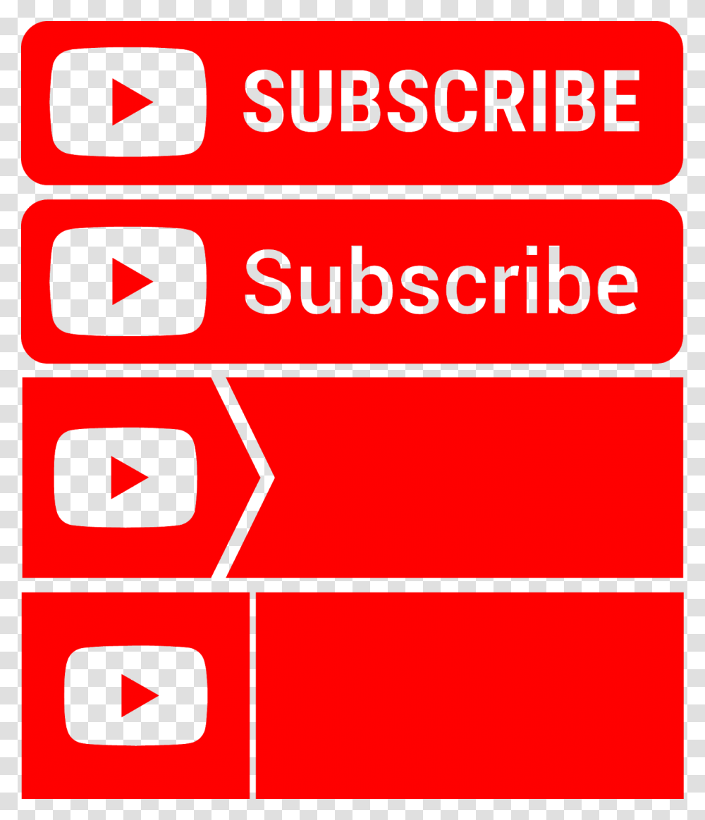 Icon Youtube Subscribe Vector, Number, Alphabet Transparent Png