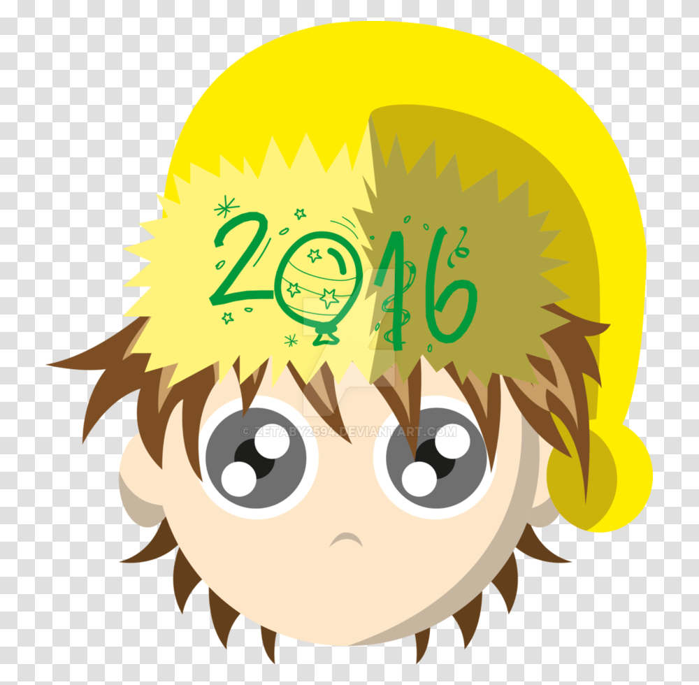 Icon Zetaby Happy New Year, Plant, Comics, Book, Produce Transparent Png