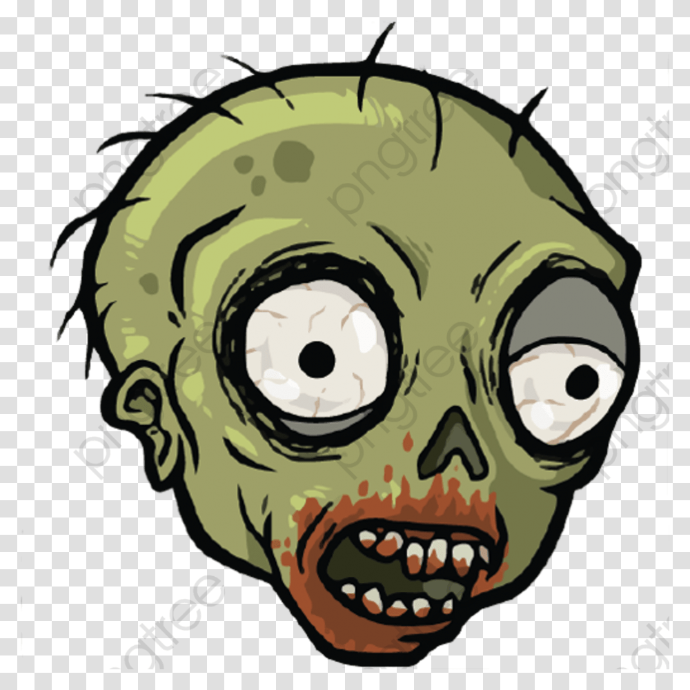 Icon Zombie, Head, Face Transparent Png
