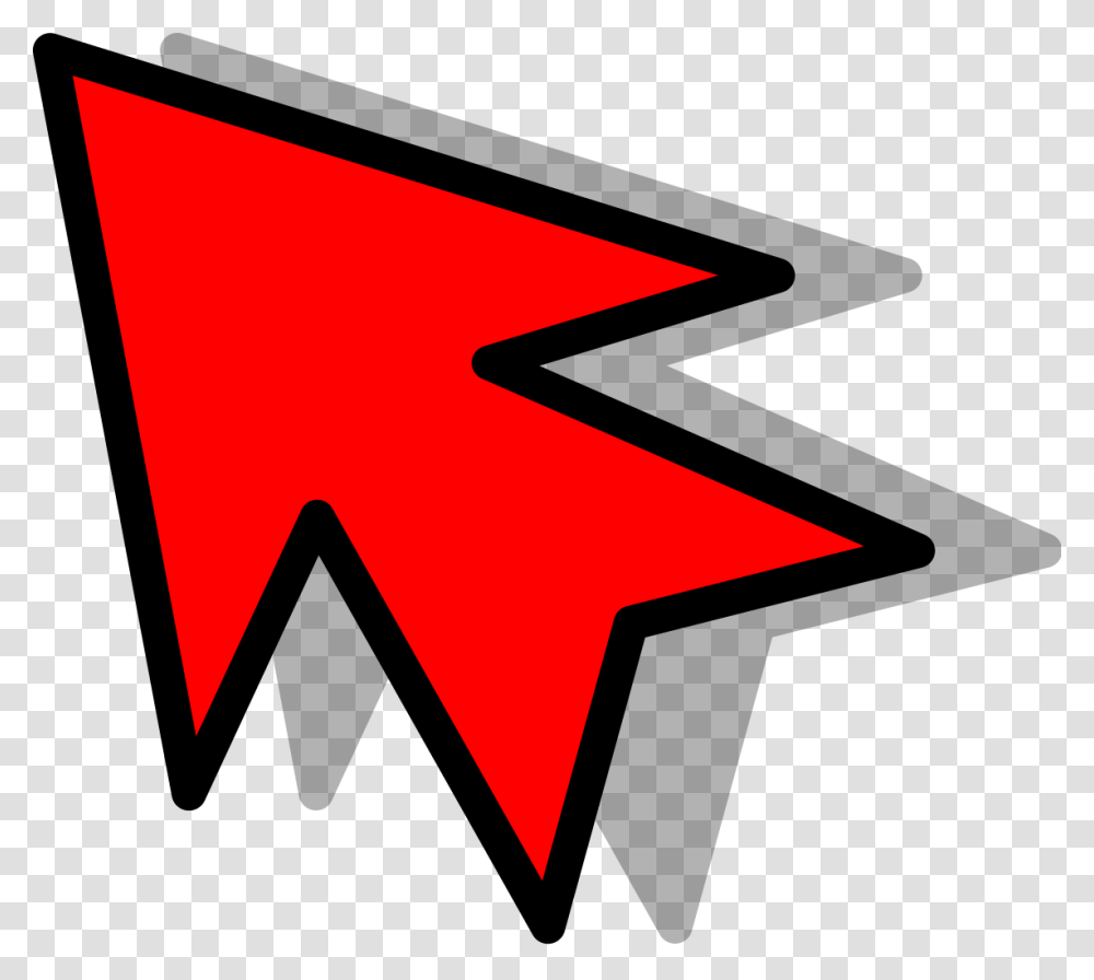 Icone Fleche Rouge, Star Symbol, Logo, Trademark Transparent Png