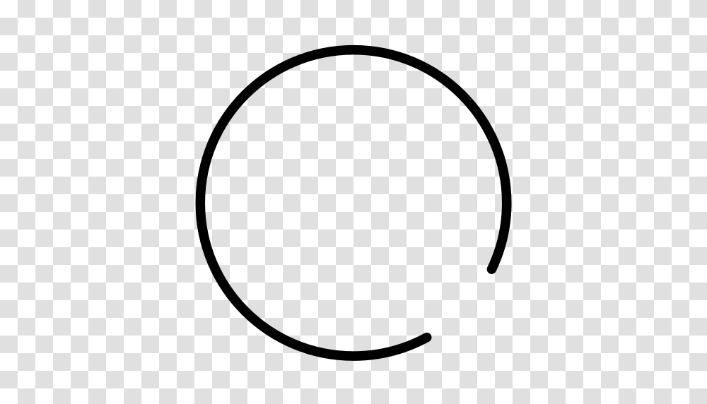 Iconfront Half Circle Icon With And Vector Format For Free, Gray, World Of Warcraft Transparent Png