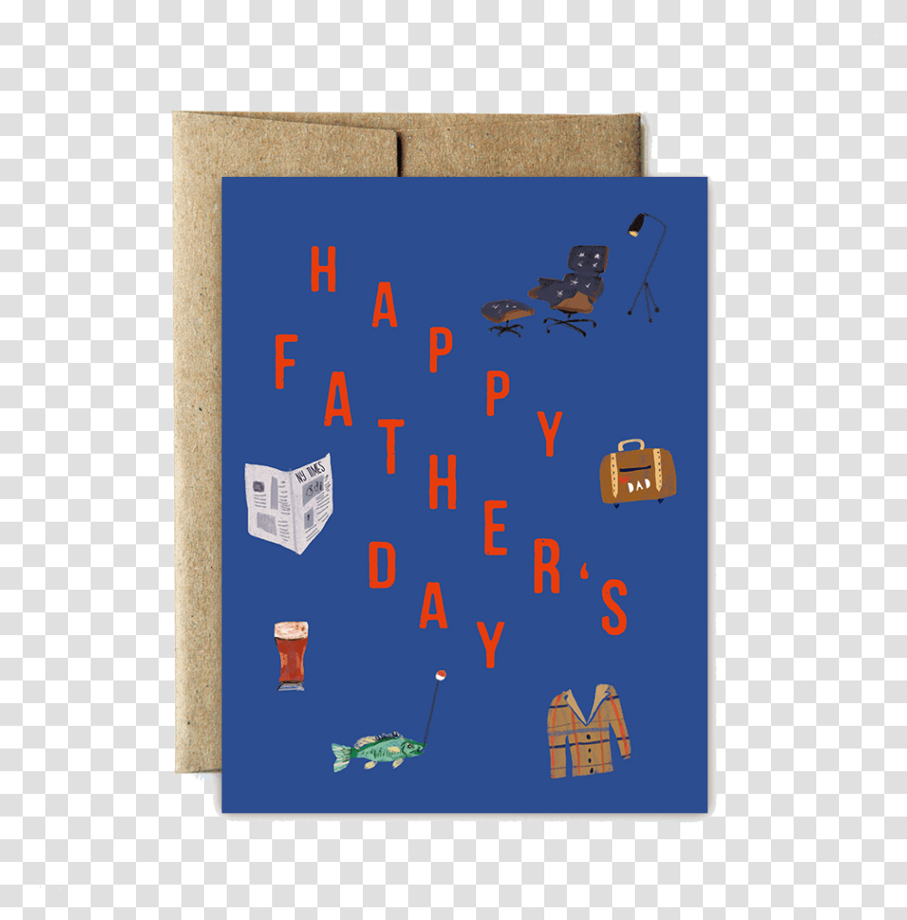 Iconic Father's Day Card Creative Arts, Word, Paper, Advertisement Transparent Png