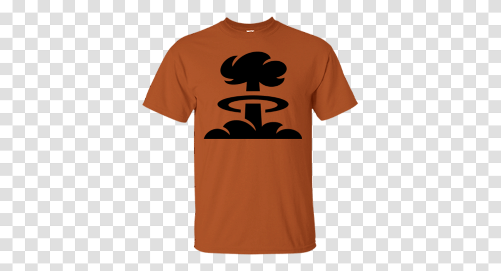 Iconic Mushroom Cloud T Shirt Respect The Fit, Apparel, T-Shirt Transparent Png