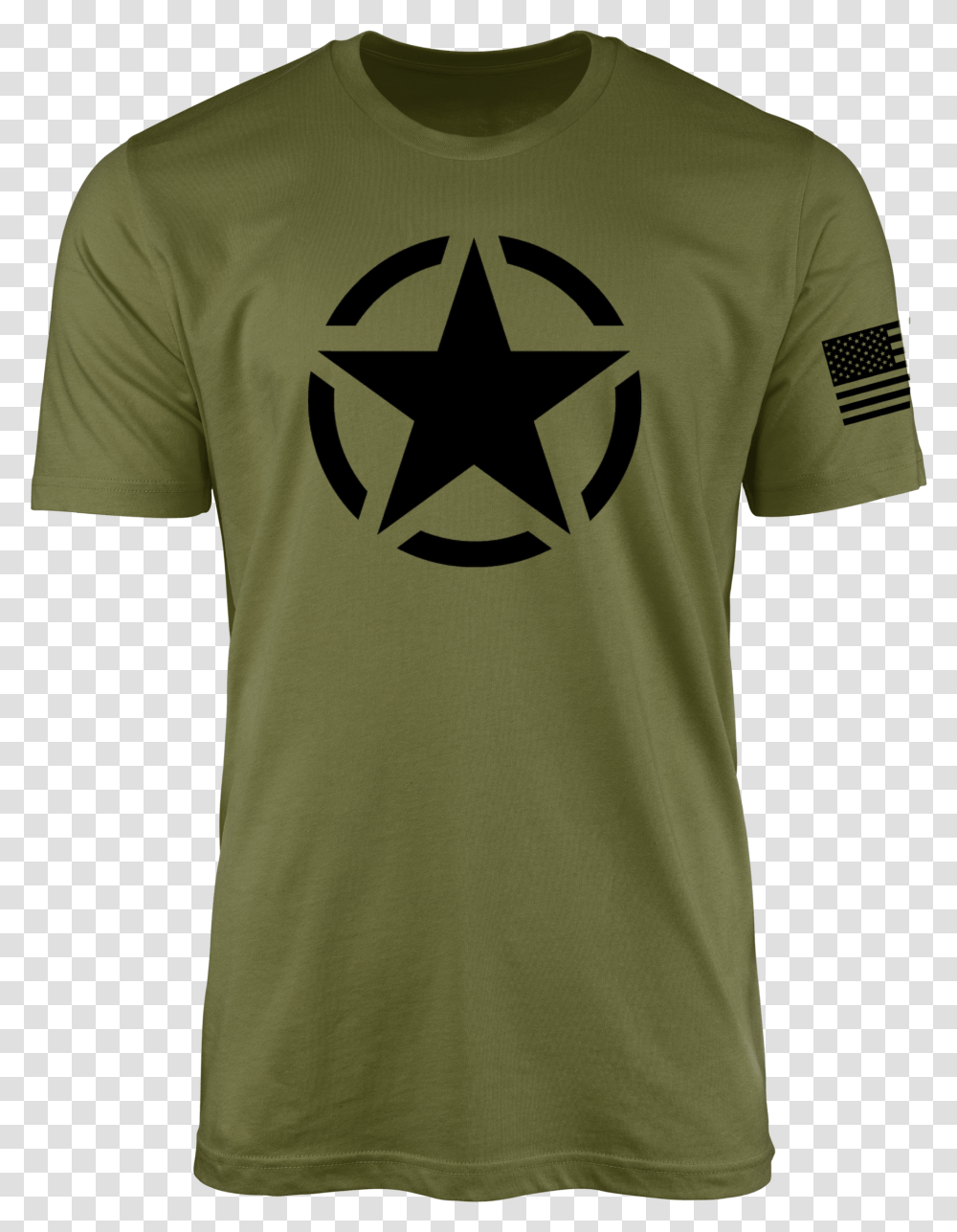 Iconic Threadworks Army Star Military Tshirt Army Unisex, Clothing, Apparel, Symbol, Star Symbol Transparent Png